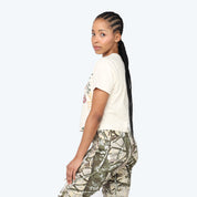 Dystopia Printed Rhinestone T-Shirt