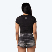 Fitted Graphic T-Shirt - Hematite
