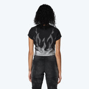 Fitted Graphic T-Shirt - Hematite