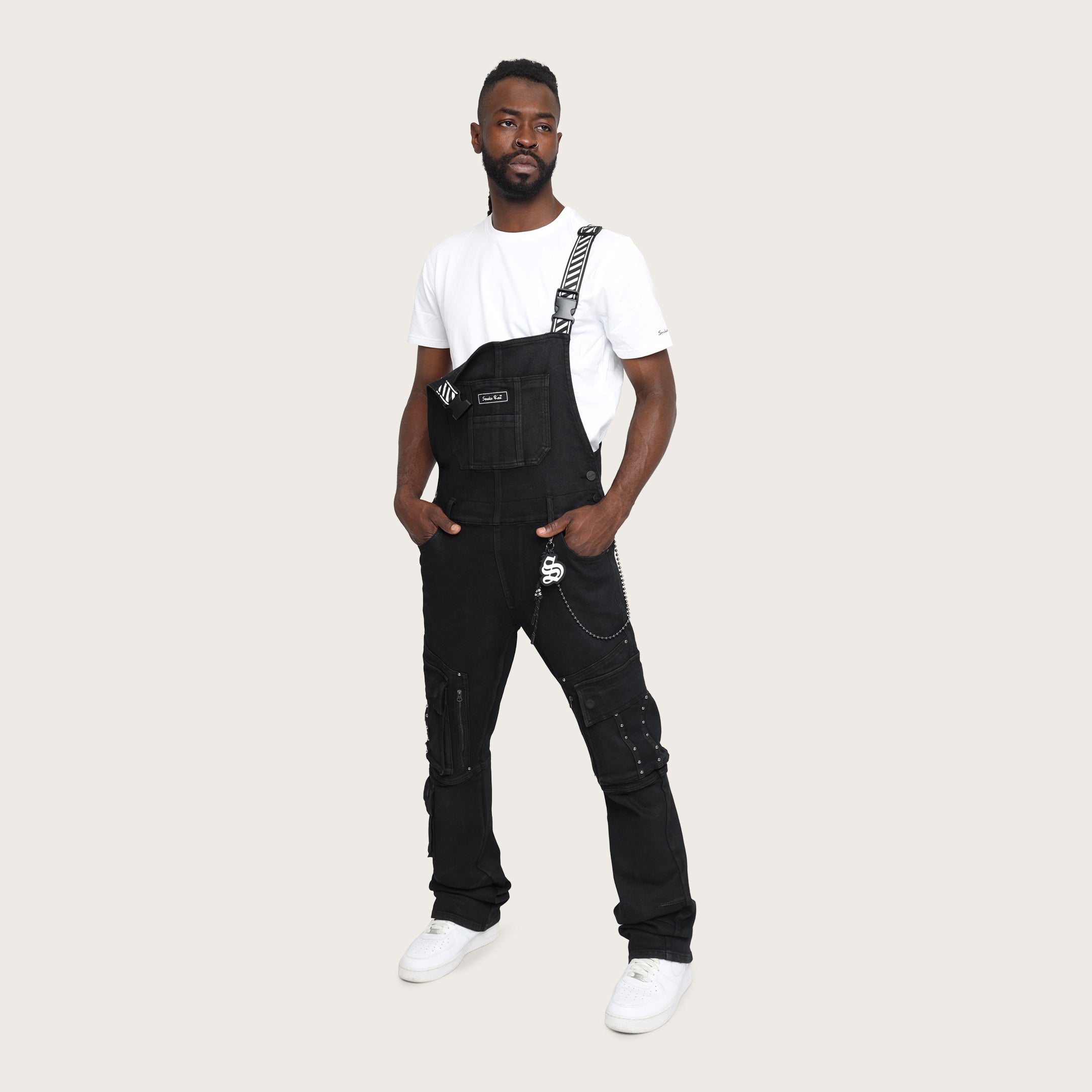 パンツ SmokeRise Stacked Utility Denim Overalls Men's Overalls and Jumpsuits - SMOKERISENY.COM – Smoke Rise NY