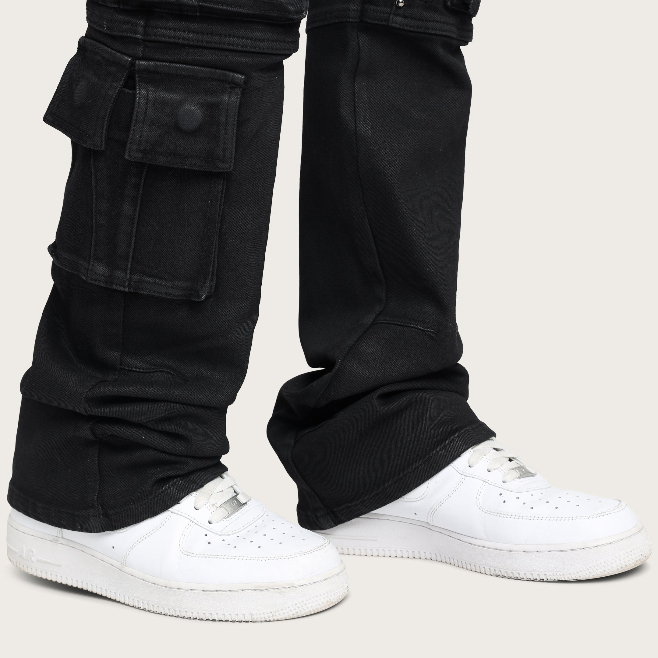 パンツ SmokeRise Stacked Utility Denim Overalls Stacked Utility Denim Overalls - Glow Black – Smoke Rise NY