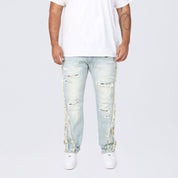 Big and Tall - Straight Tapestry Embroidered Jeans