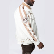 Smoke Rise Big and Tall Big and Tall - Colorblock Windbreaker Jacket - Dune