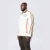 Smoke Rise Big and Tall Big and Tall - Colorblock Windbreaker Jacket - Dune