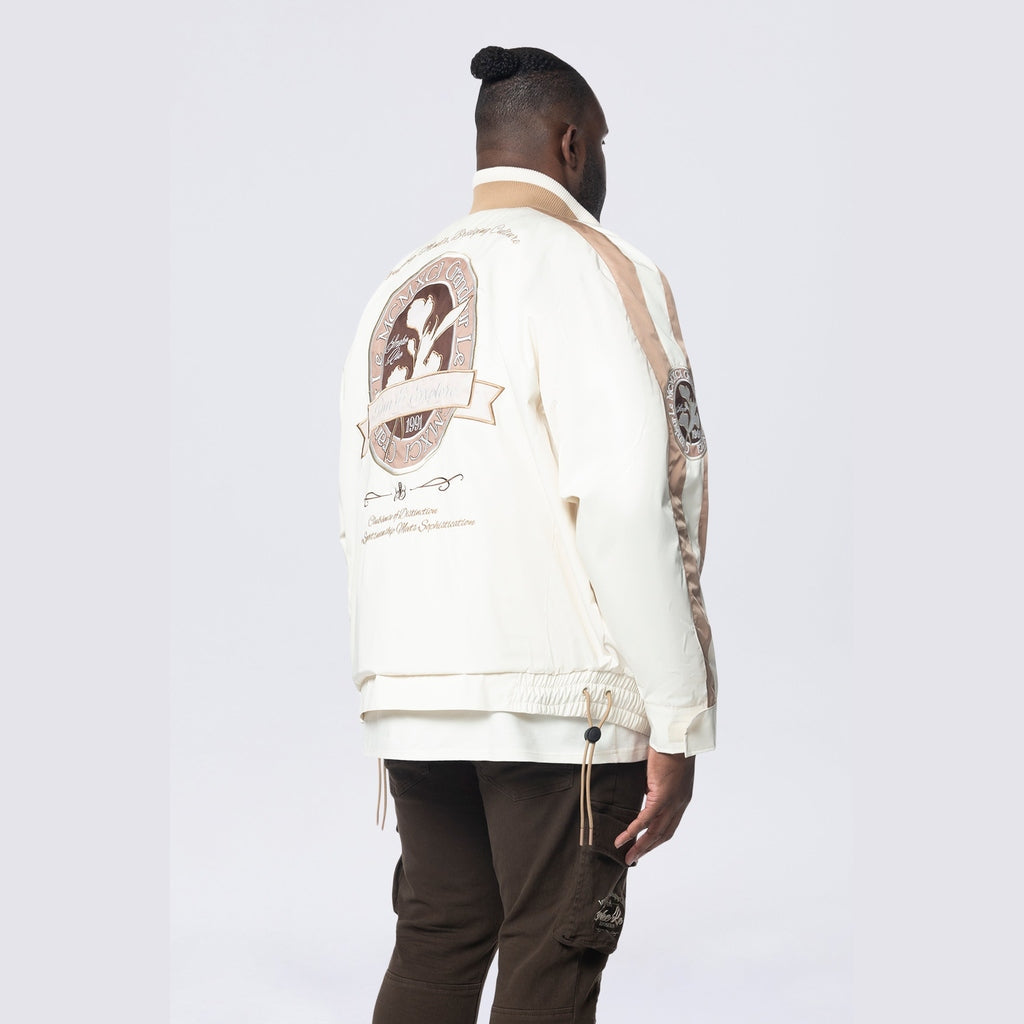 Smoke Rise Big and Tall Big and Tall - Colorblock Windbreaker Jacket - Dune