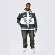 Smoke Rise Big and Tall Big and Tall - Racing Windbreaker Jacket - Scarab