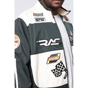 Smoke Rise Big and Tall Big and Tall - Racing Windbreaker Jacket - Scarab