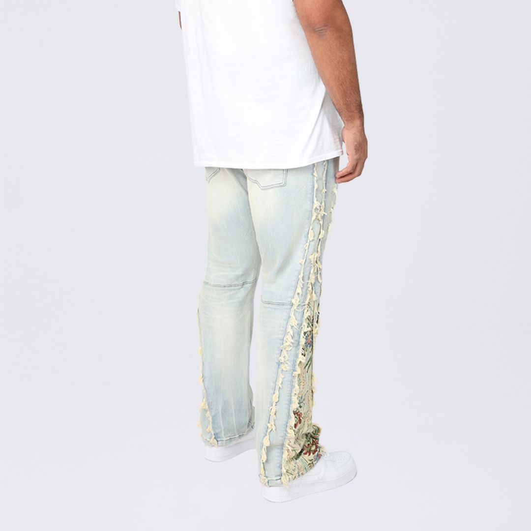 Big and Tall - Straight Tapestry Embroidered Jeans