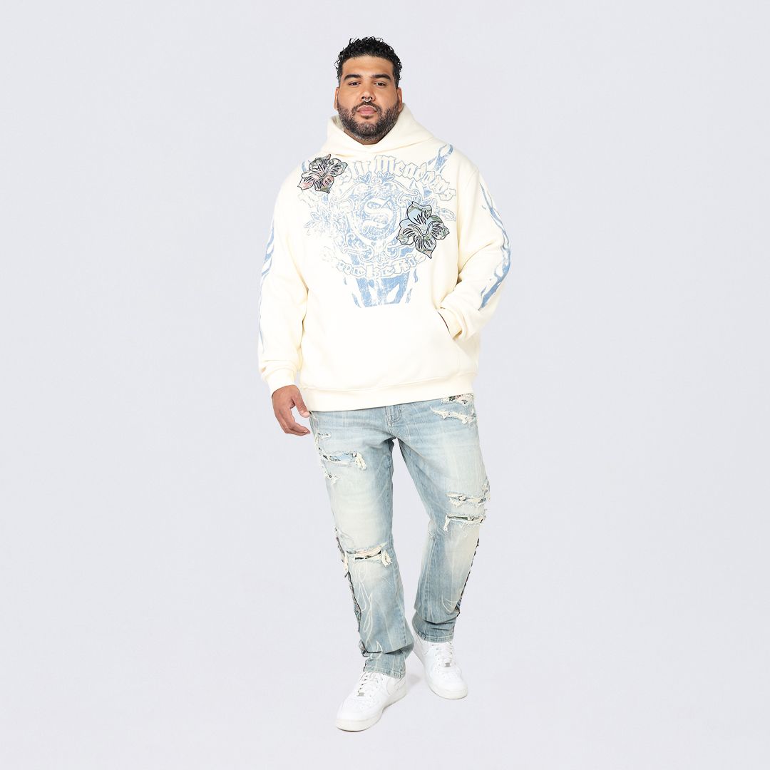 Big and Tall - Fleece Tapestry Hoodie