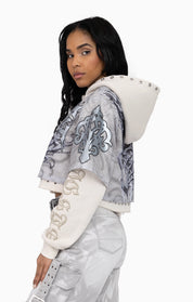 Twofer Hoodie - Moonbeam Grey