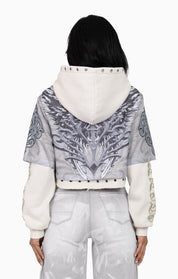 Twofer Hoodie - Moonbeam Grey