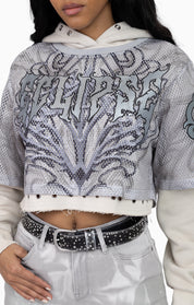 Twofer Hoodie - Moonbeam Grey