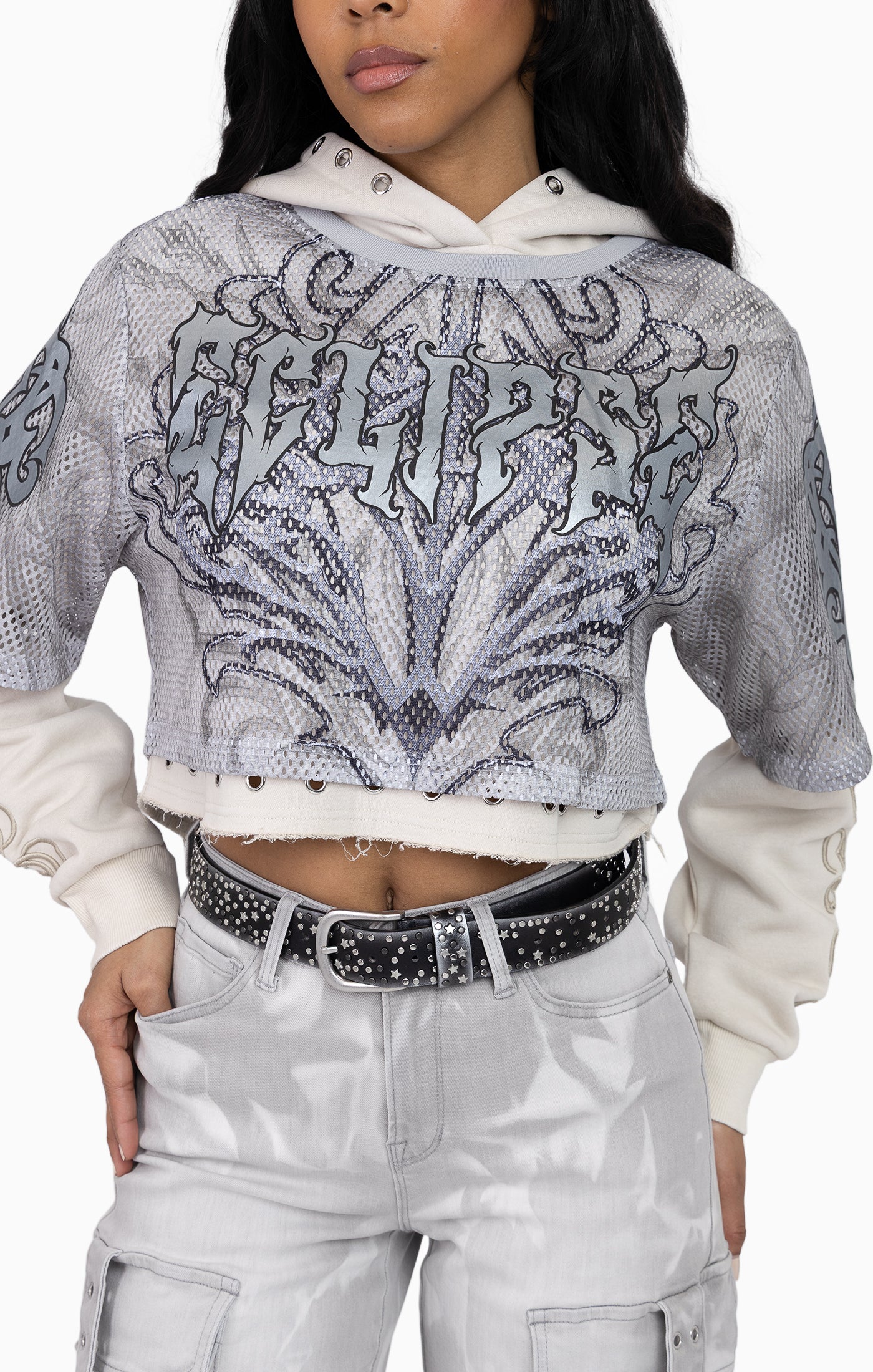 Twofer Hoodie - Moonbeam Grey
