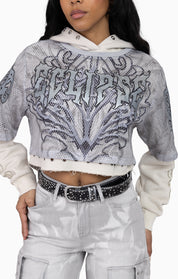 Twofer Hoodie - Moonbeam Grey