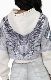 Twofer Hoodie - Moonbeam Grey