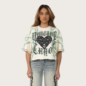 Boxy French Terry T-Shirt - Turtledove