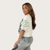 Boxy French Terry T-Shirt - Turtledove