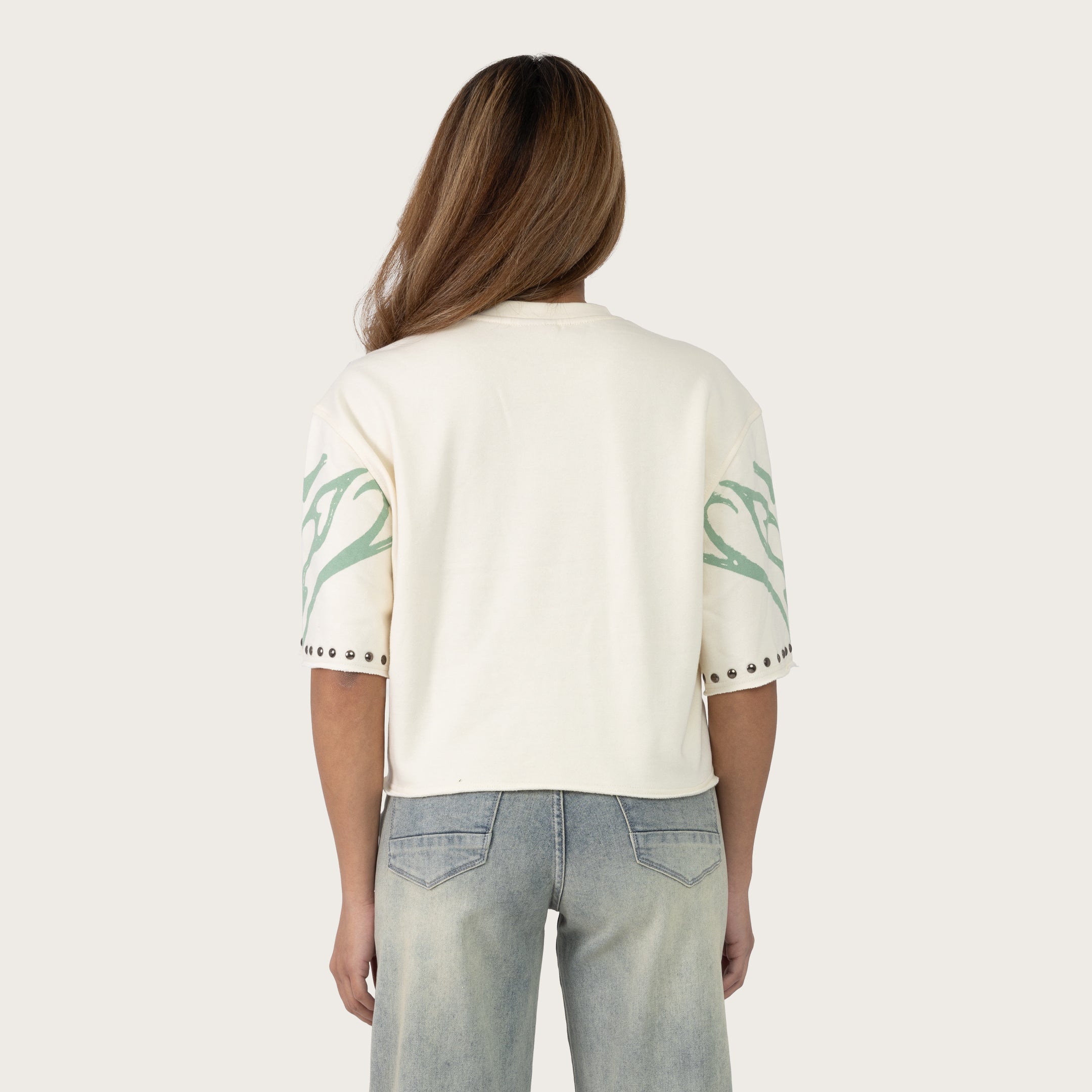 Boxy French Terry T-Shirt - Turtledove