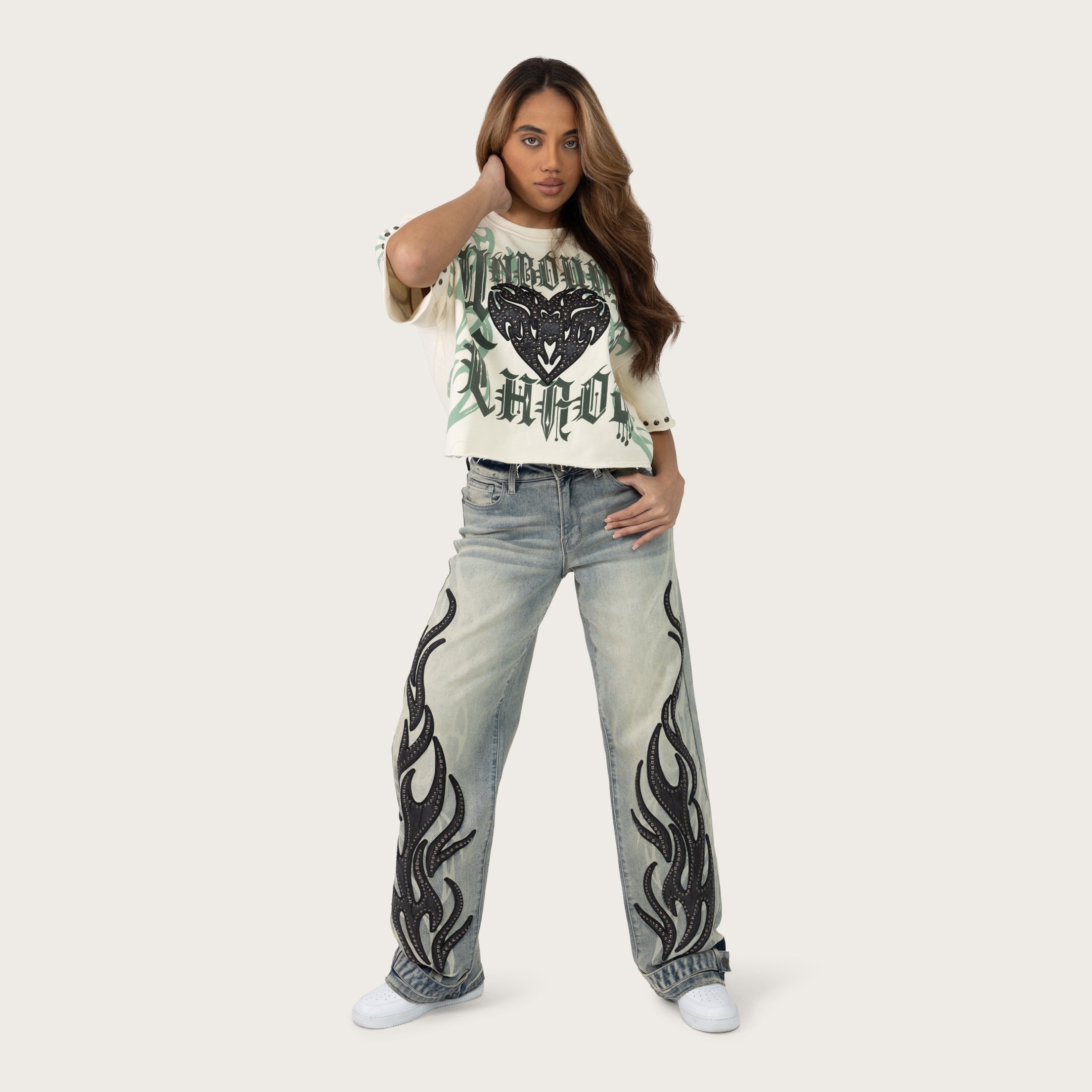 Boxy French Terry T-Shirt - Turtledove