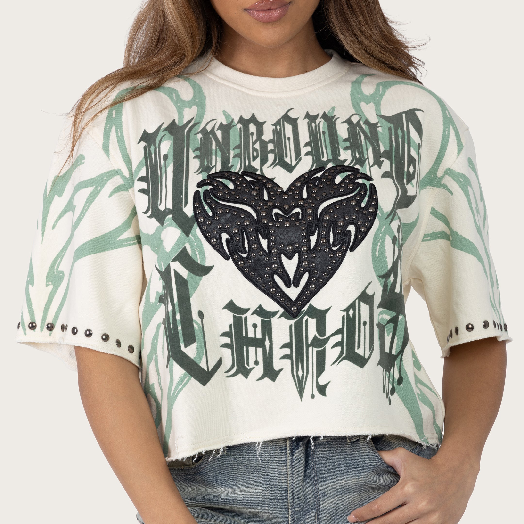 Boxy French Terry T-Shirt - Turtledove