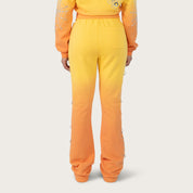 High Rise Bootcut Fleece Pants - Daffodil