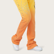 High Rise Bootcut Fleece Pants - Daffodil