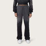 High Rise Bootcut Fleece Pants - Magnet