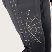 High Rise Bootcut Fleece Pants - Magnet