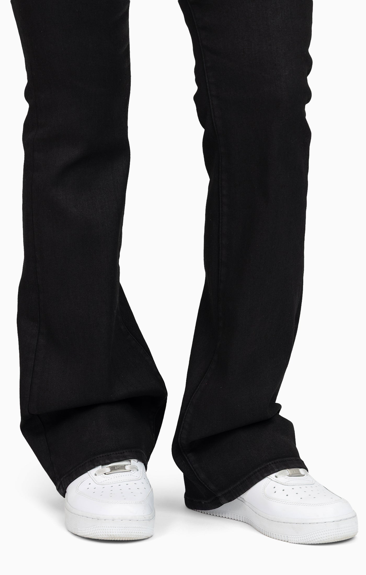 Low Rise Bootcut Denim Pants - Glow Black