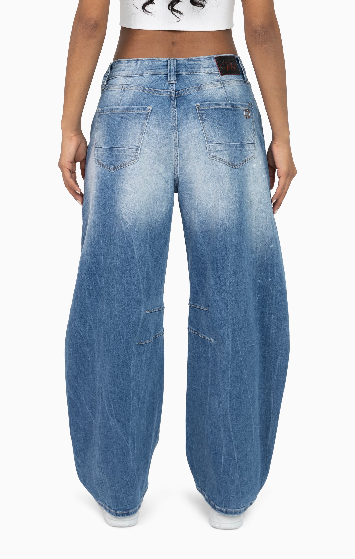 Rip&Repair Barrel Fit Denim Pant - Drift Blue