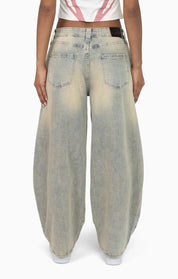 Rip&Repair Barrel Fit Denim Pant - Eden Blue