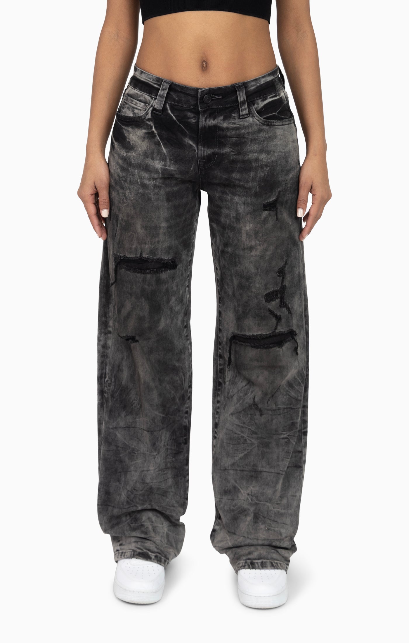 Rip&Repair Relaxed Straight - Harbor Black