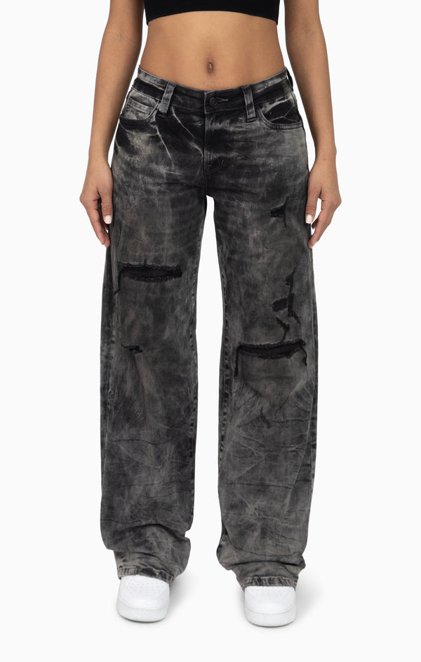 Rip&Repair Relaxed Straight - Harbor Black