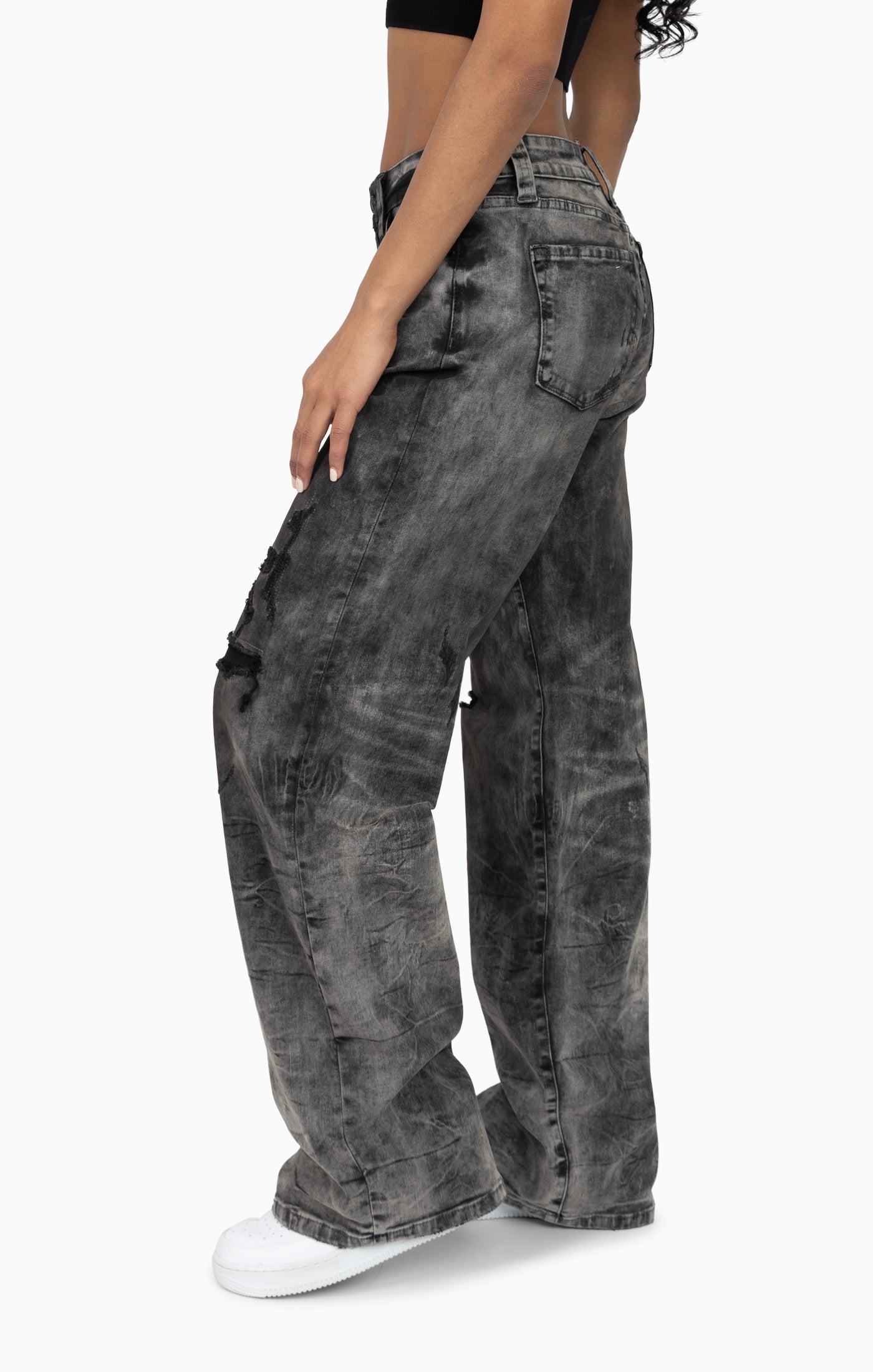 Rip&Repair Relaxed Straight - Harbor Black