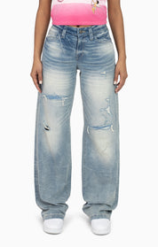 Rip&Repair Relaxed Straight - Harbor Blue