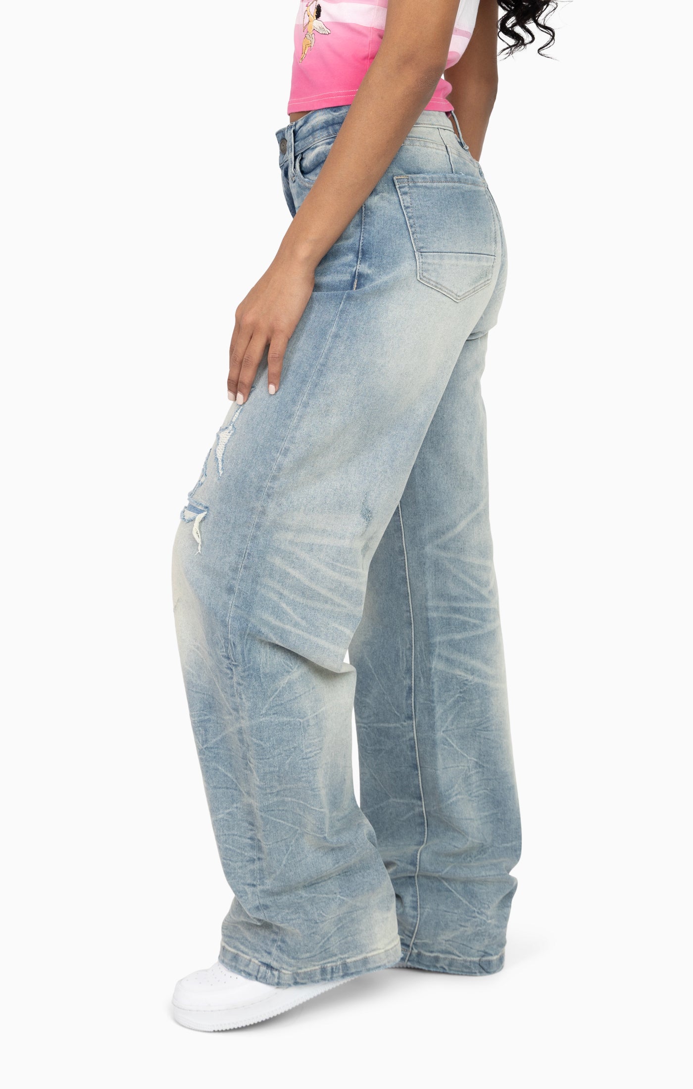 Rip&Repair Relaxed Straight - Harbor Blue