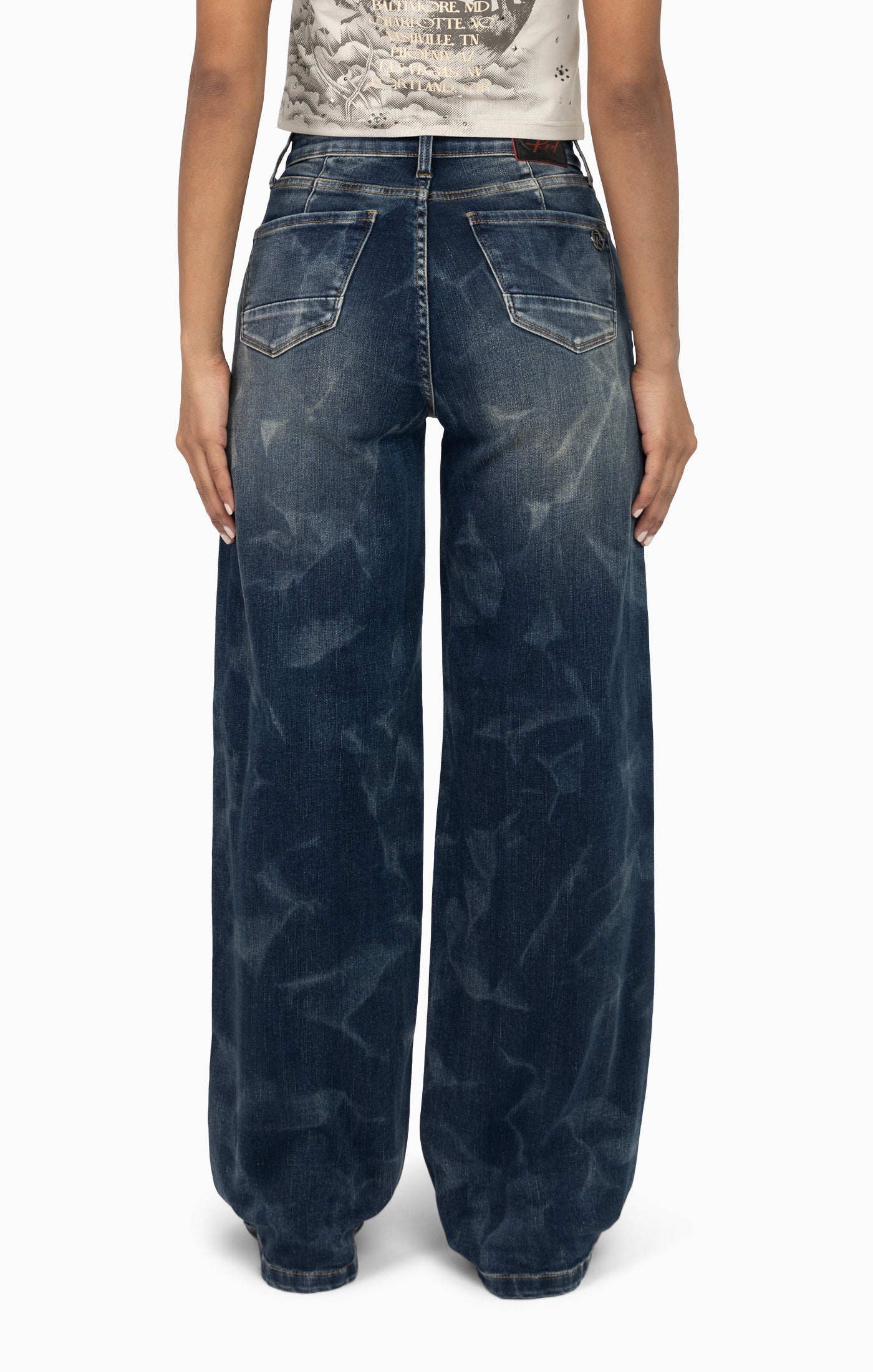 Fashion Wash Denim Pant - Tidal Blue