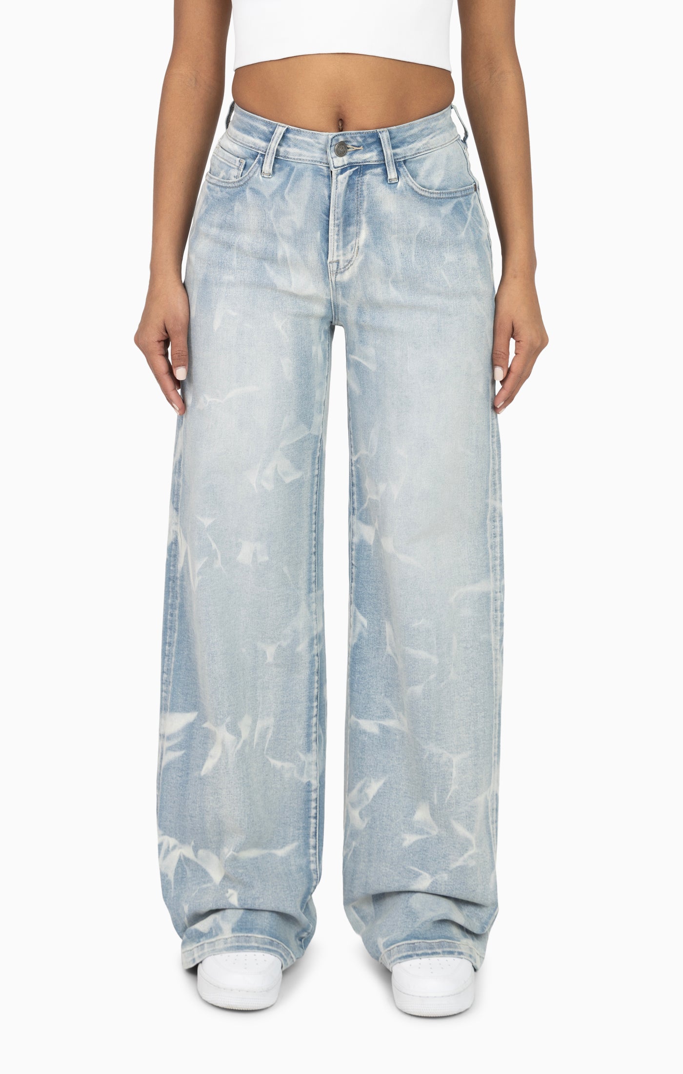 Fashion Wash Denim Pant - Wave Blue