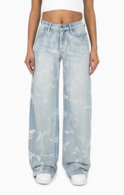Fashion Wash Denim Pant - Wave Blue