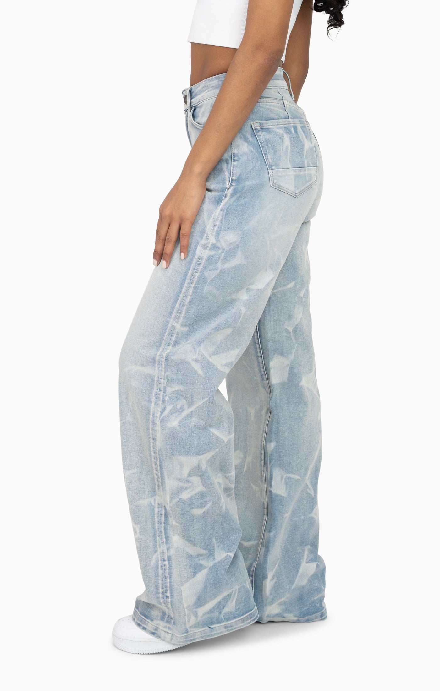 Fashion Wash Denim Pant - Wave Blue
