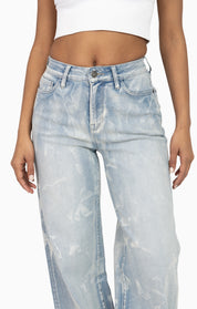 Fashion Wash Denim Pant - Wave Blue