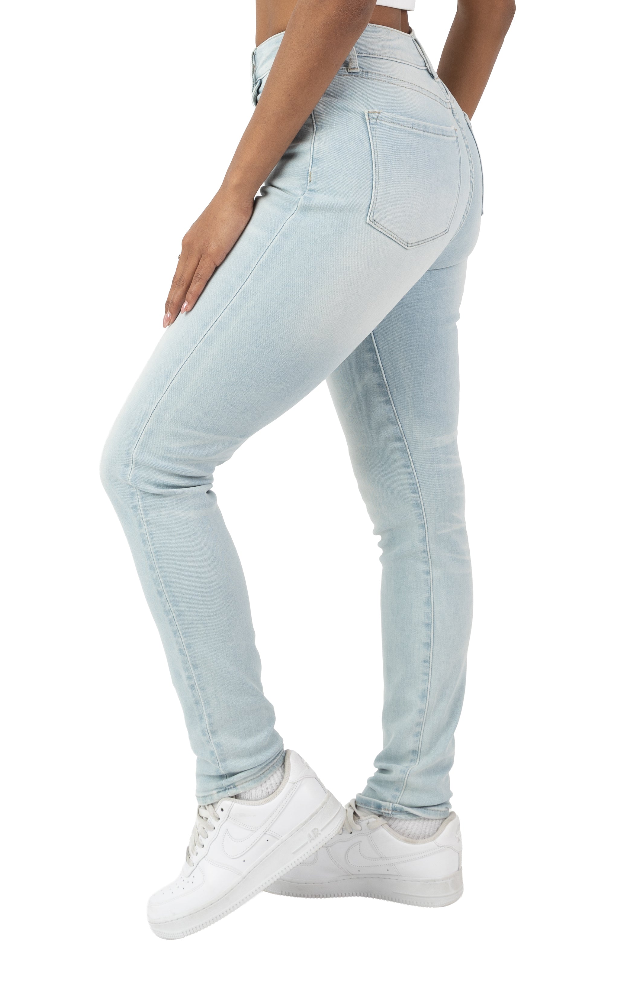 High Rise Slim Skinny - Fabio Blue