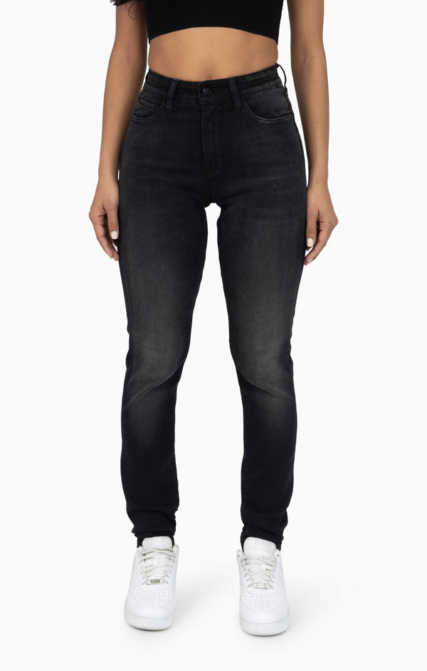 High Rise Slim Skinny - Kuro Black