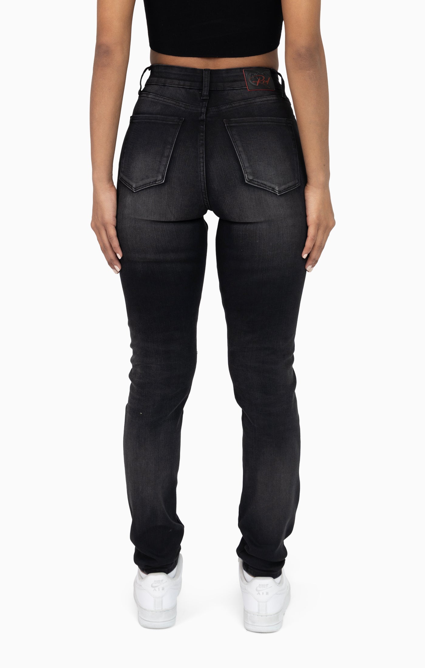High Rise Slim Skinny - Kuro Black