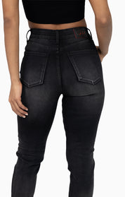 High Rise Slim Skinny - Kuro Black