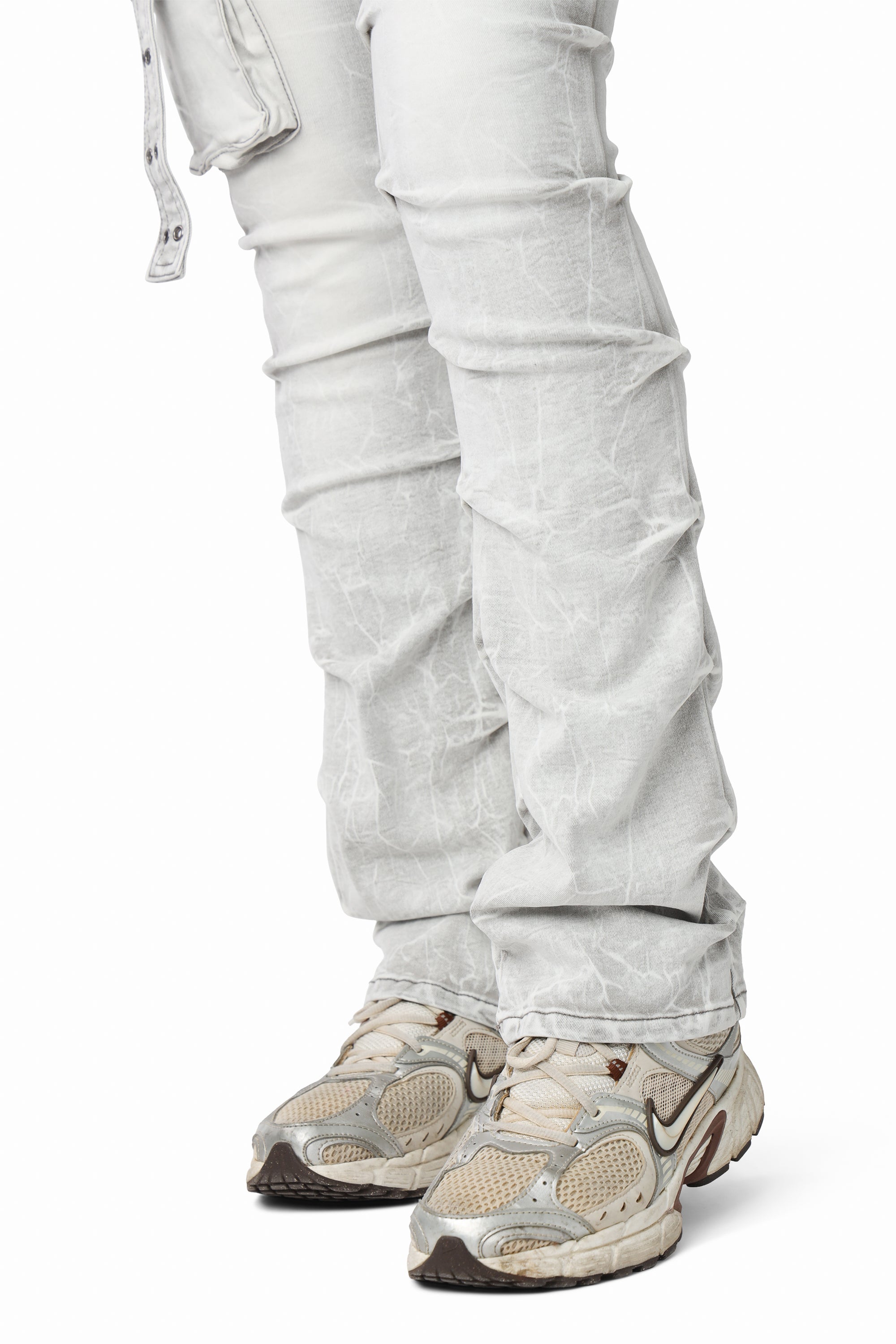 Double Belt Loop Utility Pants - Bullet Grey