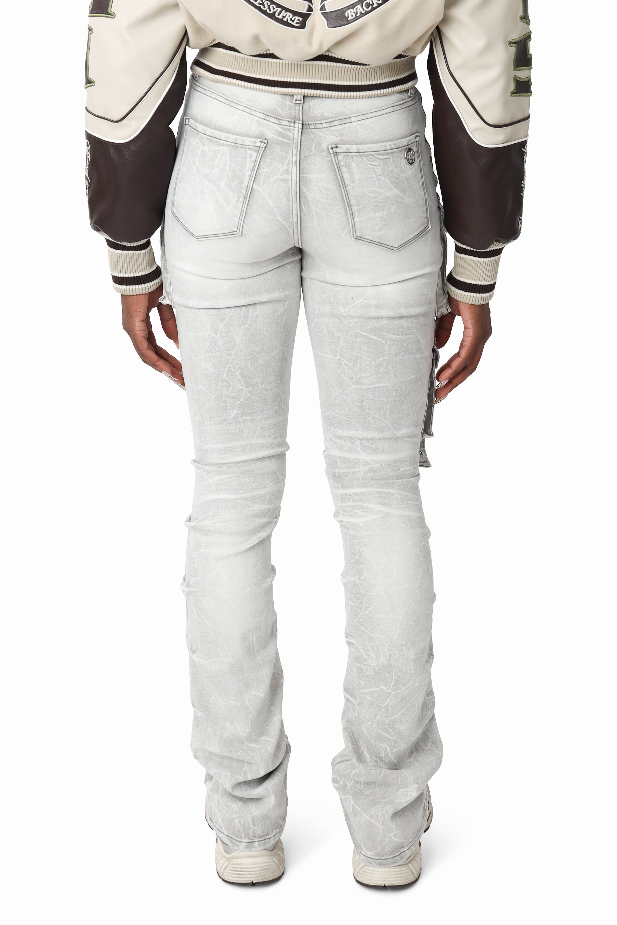 Double Belt Loop Utility Pants - Bullet Grey