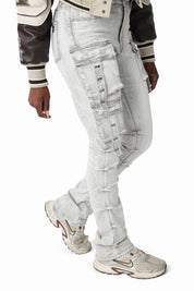 Double Belt Loop Utility Pants - Bullet Grey