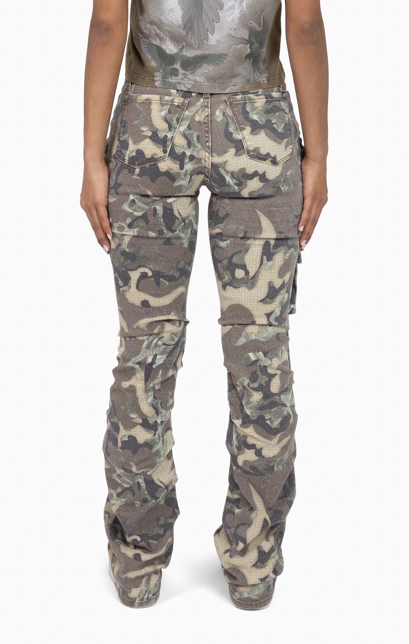 Double Belt Loop Utility Pants - Inferno Camo