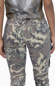 Double Belt Loop Utility Pants - Inferno Camo